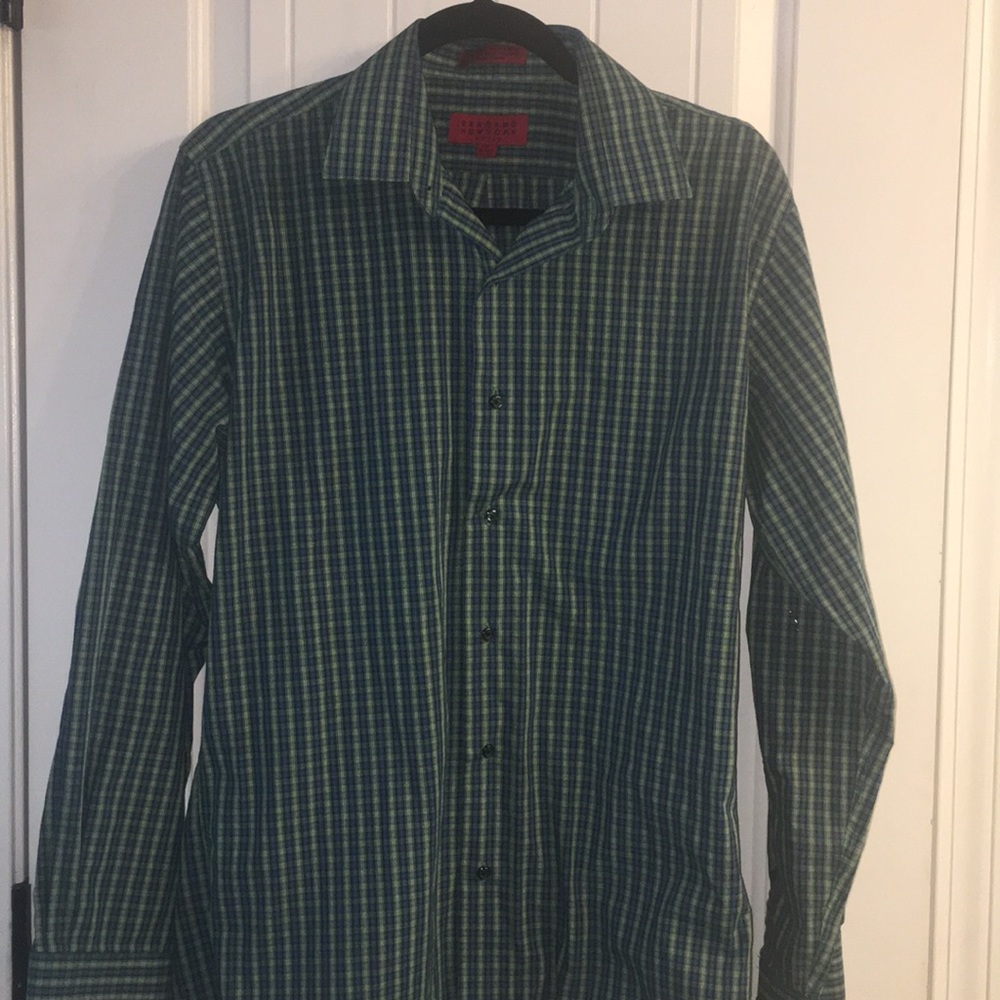Bergamo New York Fitted Men’s Button Down Shirt M